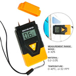 DM1100 DM1100 3 - in - 1 Digital 2 Pin Wood Building Hard Material Moisture Meter Temperature °C / °F Measure - Gain Express