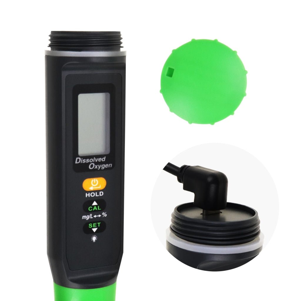 DOM - 383 DOM - 383 Digital Rechargeable DO Meter Dissolved Oxygen Tester with Floating Probe Long Cable Electrode, ATC - Gain Express