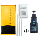 DT - 6236B DT - 6236B 2in1 Digital Laser Photo Tachometer Non - Contact & Contact RPM Gauge CE Marking Handheld Tester - Gain Express