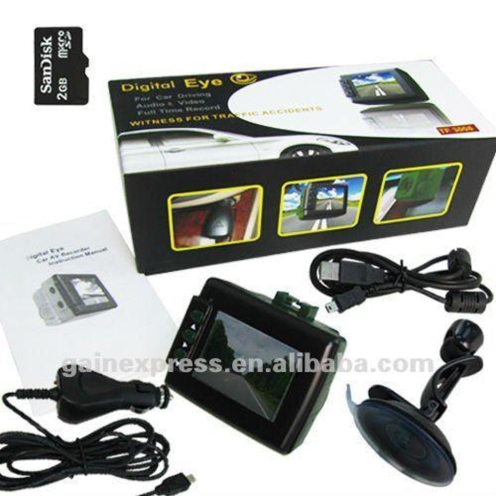 DVR3008 DVR3008 In Car DVR Digital Video Eye Black Box Camera Recorder w/ USB - Gain Express