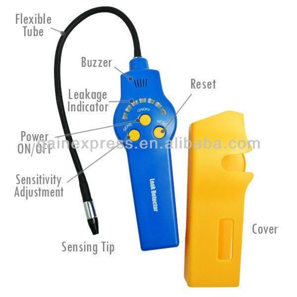 E03HLD - 200 E03HLD - 200 Handheld Halogen Leak Detector 305mm probe length Negative Corona Sensor Type with Dual - color LED Indicator - Gain Express