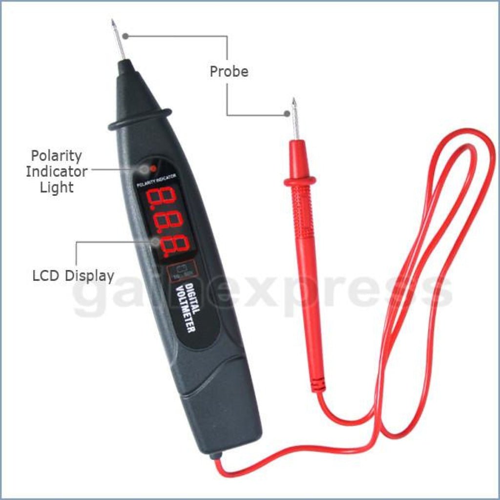 E04 - 005 E04 - 005 Voltmeter Test Automotive Motors Battery 8V & 50V Tester - Gain Express