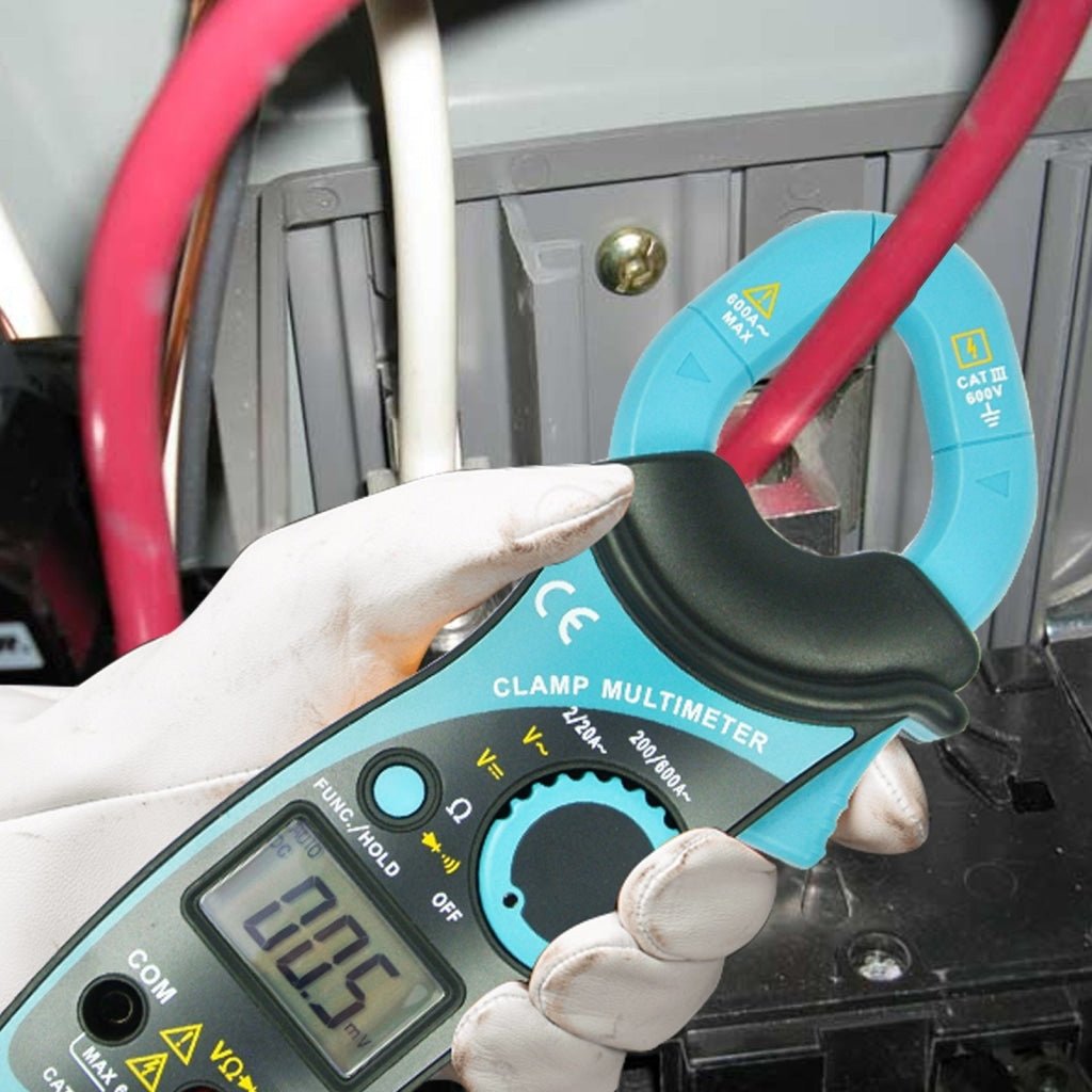 E04-007 Digital Auto Range Clamp Multimeter AC DC Voltage Current ...