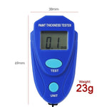 E04 - 025 E04 - 025 Digital Non - Magnetic Coating Thickness Gauge Car Painting Thickness Meter Tester Mini Handheld Tool - Gain Express