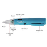 E04 - 030 E04 - 030 Non - Contact AC Voltage Detector 5~1000V Cable Wire Socket Checker LED Indicator & Buzzer - Gain Express