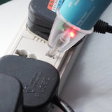 E04 - 030 E04 - 030 Non - Contact AC Voltage Detector 5~1000V Cable Wire Socket Checker LED Indicator & Buzzer - Gain Express