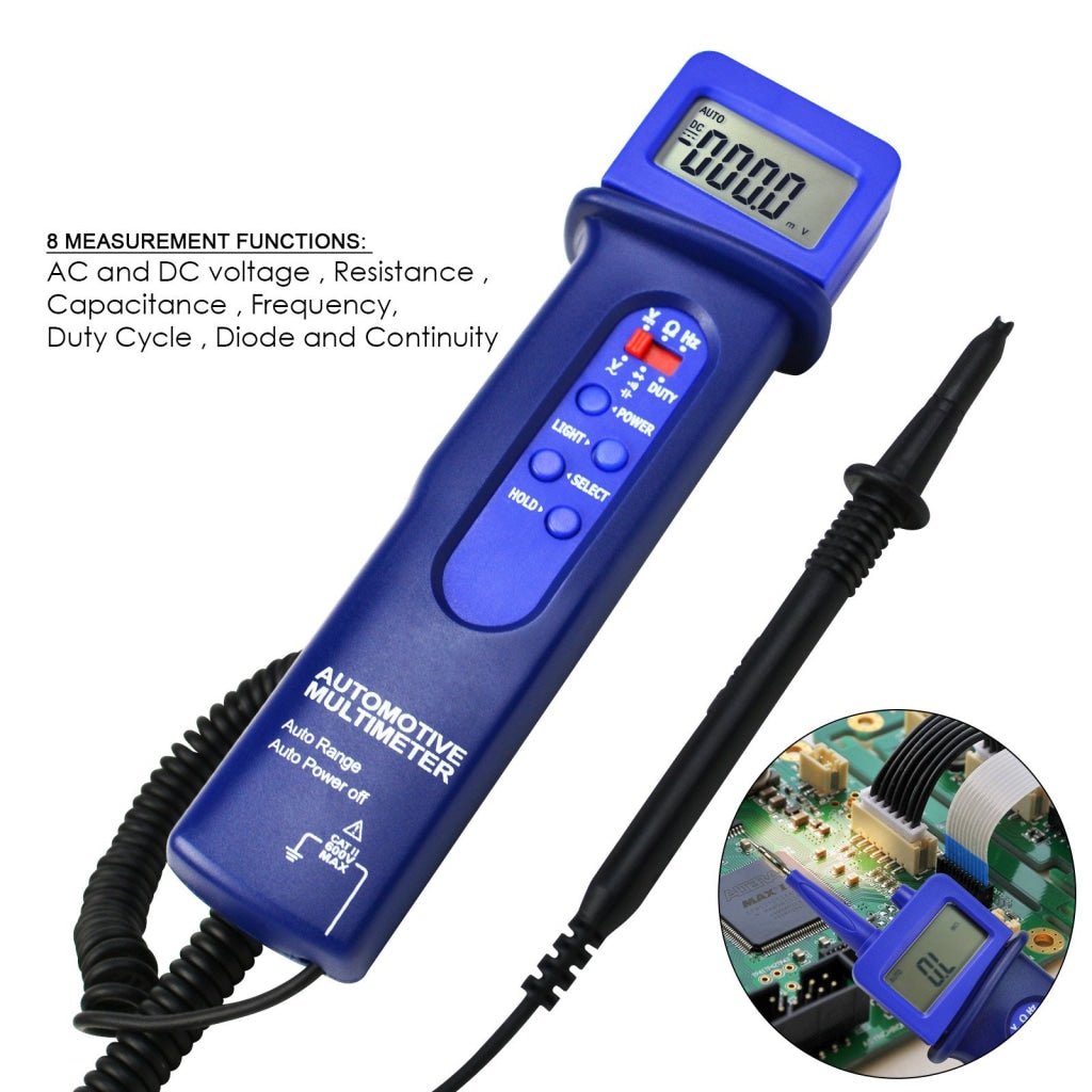 E04 - 037 E04 - 037 Digital Multimeter Frequency Tester Resistance Pen Style Automotive Car Voltage DC/AC Tester - Gain Express