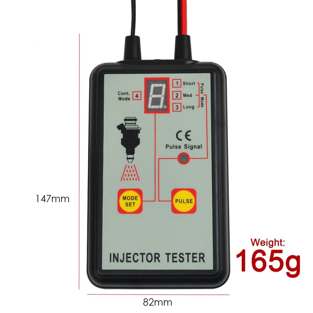 E04 - 039_FBA E04 - 039 Automotive Fuel Injection Pump Injector Tester 12V Car Vehicle Diagnostic Tool 4 Modes - Gain Express
