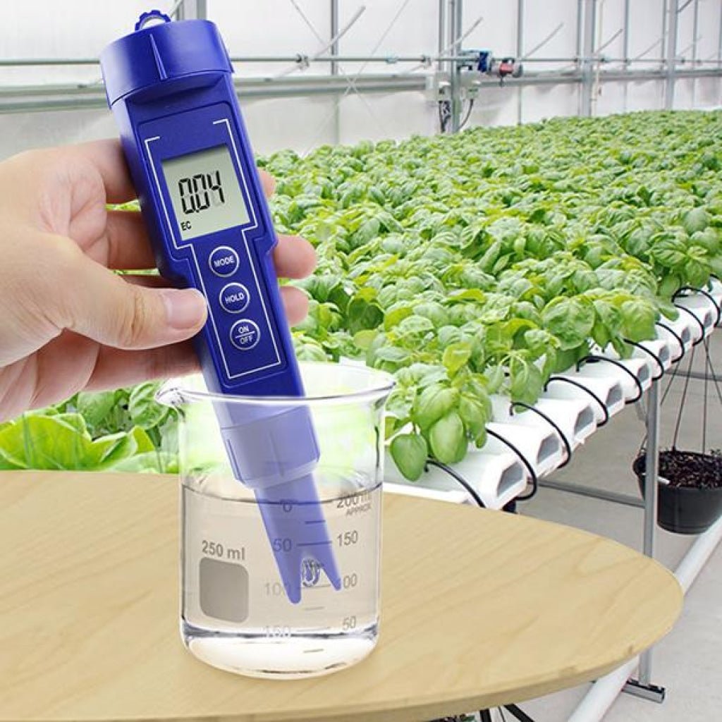 EC - 1385 EC - 1385 3 - in - 1 Digital EC / CF / TDS Meter Combo Water Quality Tester IP65 Waterproof Conductivity with ATC Aquarium, Hydroponic, Laboratories, Environmental Monitoring Test Tool Kit - Gain Express