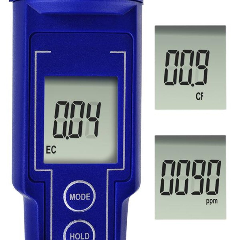 EC - 1385 EC - 1385 3 - in - 1 Digital EC / CF / TDS Meter Combo Water Quality Tester IP65 Waterproof Conductivity with ATC Aquarium, Hydroponic, Laboratories, Environmental Monitoring Test Tool Kit - Gain Express