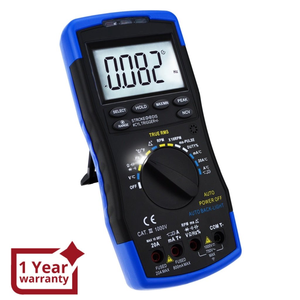 ENG-214 Auto-Ranging LCD Digital Multimeter Engine Analyzer Tester DCV ...