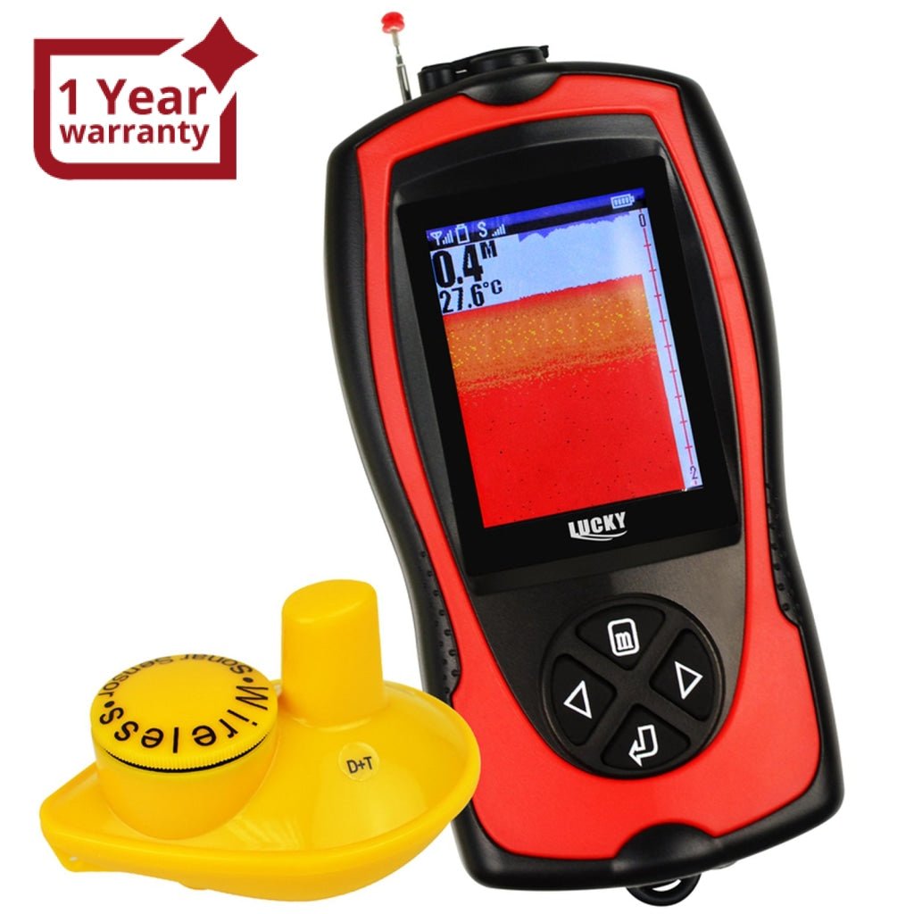 FF-1108-1CW Lucky Wireless Fish Finder 2~147ft Colored LCD