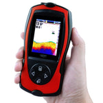 FF - 1108 - 1CWLA FF - 1108 - 1CWLA Lucky Wireless Fish Finder with Fish Attractive Light Lamp & Color LCD, Portable Rechargeable Fishfinder Locator, 45M Depth 60M Sonar Sensor Transducer Range for Boats Kayak Ice Night Fishing - Gain Express