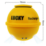 FF - 1108 - 1CWLA FF - 1108 - 1CWLA Lucky Wireless Fish Finder with Fish Attractive Light Lamp & Color LCD, Portable Rechargeable Fishfinder Locator, 45M Depth 60M Sonar Sensor Transducer Range for Boats Kayak Ice Night Fishing - Gain Express