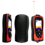 FF - 1108 - 1CWLA FF - 1108 - 1CWLA Lucky Wireless Fish Finder with Fish Attractive Light Lamp & Color LCD, Portable Rechargeable Fishfinder Locator, 45M Depth 60M Sonar Sensor Transducer Range for Boats Kayak Ice Night Fishing - Gain Express