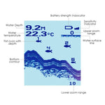 FF - 168D FF - 168D LUCKY Portable Fish Finder 100m (328ft) Depth Range Fishfinder Detector Zoom Depth Fish Alarm Ocean Sea Lake River Fishing - Gain Express