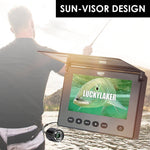 FF - 180AR FF - 180AR LUCKY Underwater Camera Fish Locator Finder Sun - Visor Liftable Protective Cover, 120° Wide Angle 20M Cable Length 4 IR LED 4.3" Display Video & Photo Capture Rechargeable - Gain Express
