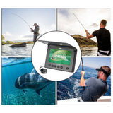 FF - 180AR FF - 180AR LUCKY Underwater Camera Fish Locator Finder Sun - Visor Liftable Protective Cover, 120° Wide Angle 20M Cable Length 4 IR LED 4.3" Display Video & Photo Capture Rechargeable - Gain Express