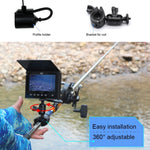 FF - 180AR FF - 180AR LUCKY Underwater Camera Fish Locator Finder Sun - Visor Liftable Protective Cover, 120° Wide Angle 20M Cable Length 4 IR LED 4.3" Display Video & Photo Capture Rechargeable - Gain Express