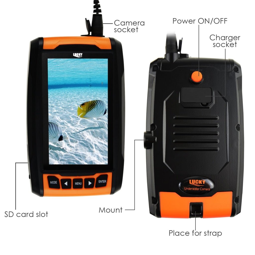 FF - 180PR FF - 180PR LUCKY Underwater Camera Fish Locator Finder 120° Wide Angle 20M Cable Length 4 IR LED 4.3