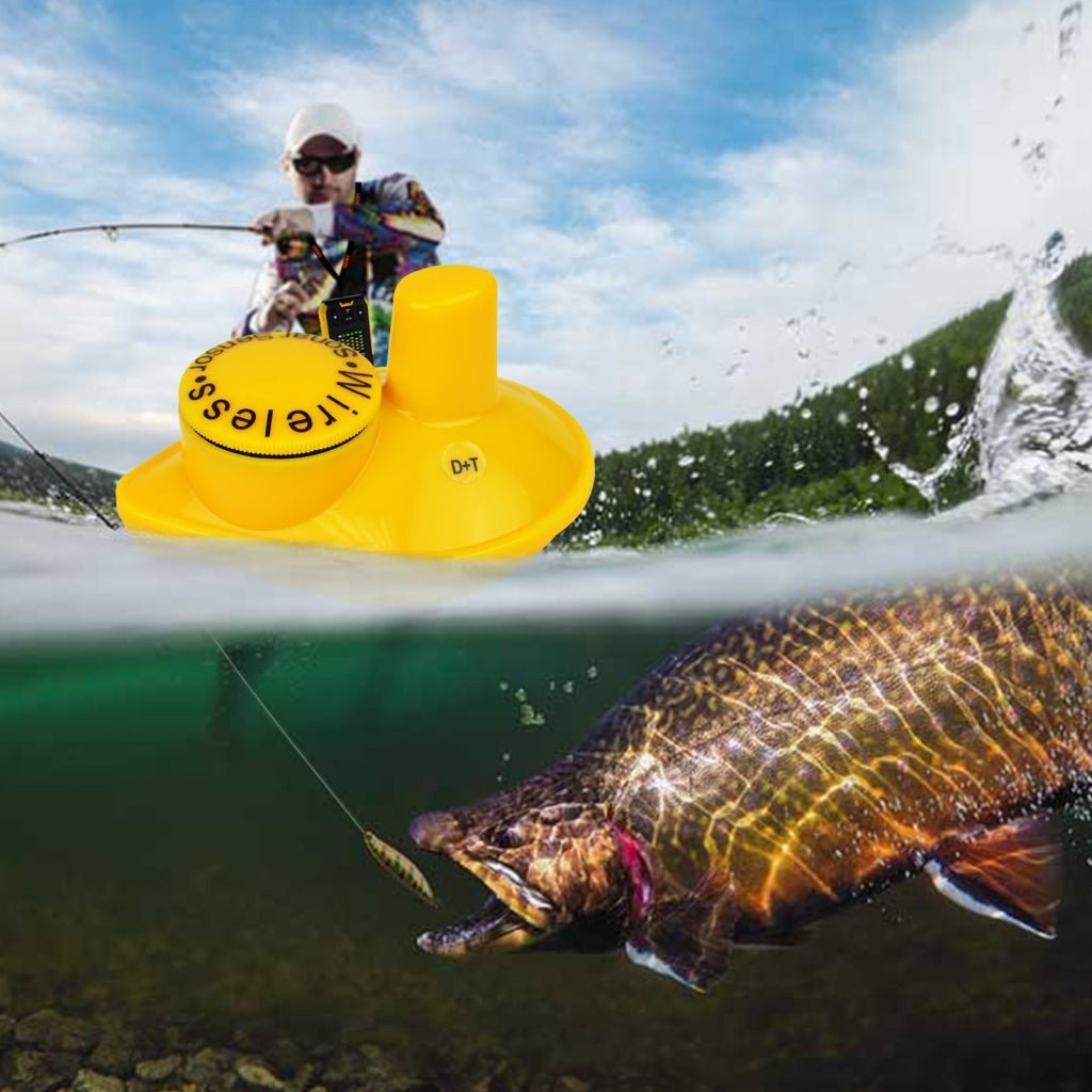FF-218TPA LUCKY Fish Finder Color Display Fishfinder Fishing Locator, Wireless Sonar Sensor 45m (147.6ft) Depth Range, Shallow Slop Raft Ice Mode Air & Water Temperature Air Pressure