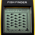 FFW - 1108 - 1 FFW - 1108 - 1 LUCKY Dot Matrix Wireless Sonar Sensor Fish Finder with Audible Fish Alarm & Backlight, Depth Sounder 45m (147ft) for fresh and salt water, ocean, river, lake, sea, ice icy water, Fish Locator, Bottom Contour Weed Detector - Gain Express