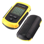 FFW - 1108 - 1 FFW - 1108 - 1 LUCKY Dot Matrix Wireless Sonar Sensor Fish Finder with Audible Fish Alarm & Backlight, Depth Sounder 45m (147ft) for fresh and salt water, ocean, river, lake, sea, ice icy water, Fish Locator, Bottom Contour Weed Detector - Gain Express