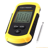FFW - 1108 - 1 FFW - 1108 - 1 LUCKY Dot Matrix Wireless Sonar Sensor Fish Finder with Audible Fish Alarm & Backlight, Depth Sounder 45m (147ft) for fresh and salt water, ocean, river, lake, sea, ice icy water, Fish Locator, Bottom Contour Weed Detector - Gain Express