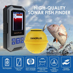 FFW - 335_EU FFW - 335 Fish Finder Wireless Sonar Sensor 125kHz Frequency 45 Meters / 147 Feet Depth Alarm Function and Large LCD Display - Gain Express