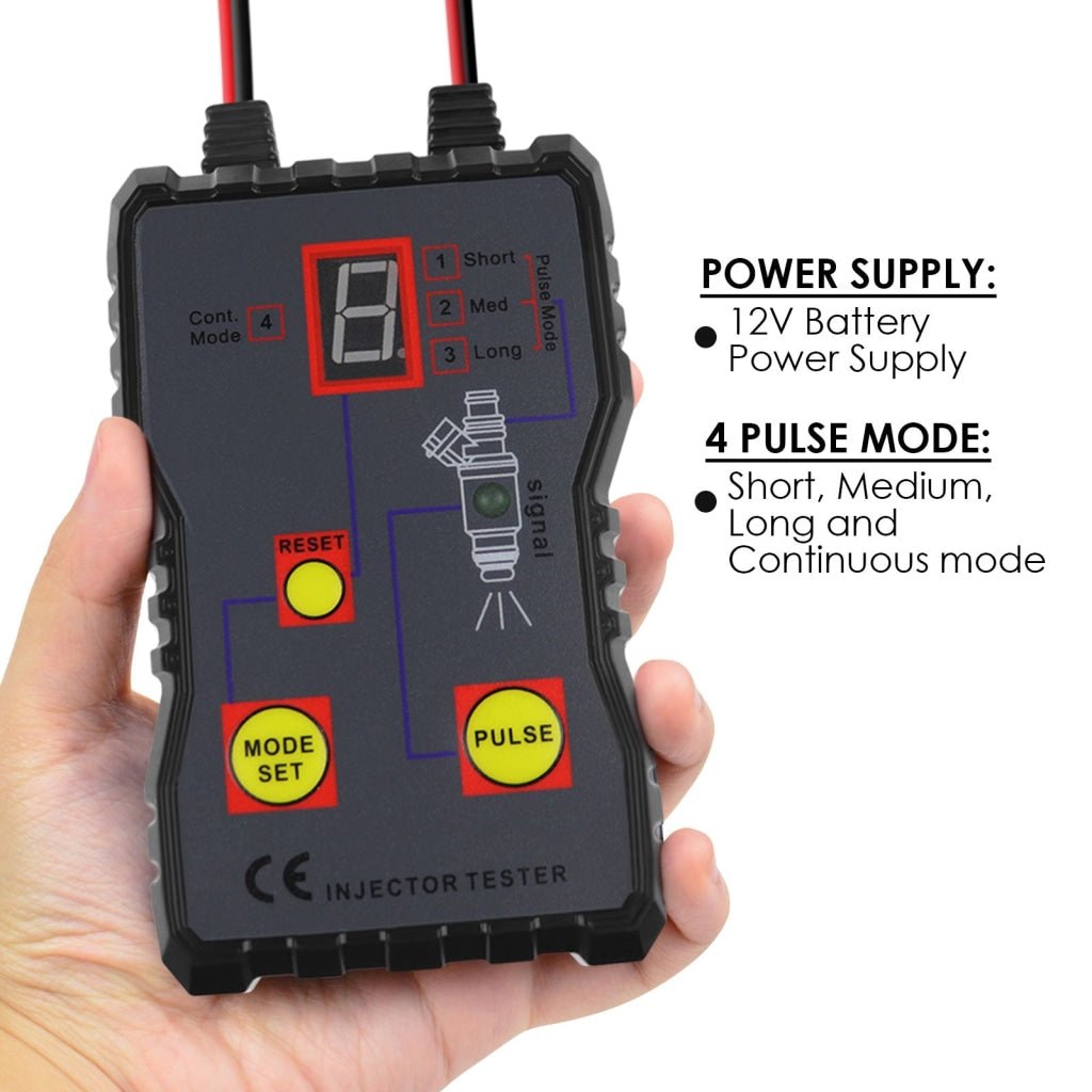 Diy Injector Test Light FIT-381 Professional Fuel Injector Tester DIY Diagnosis Tool Kit ...
