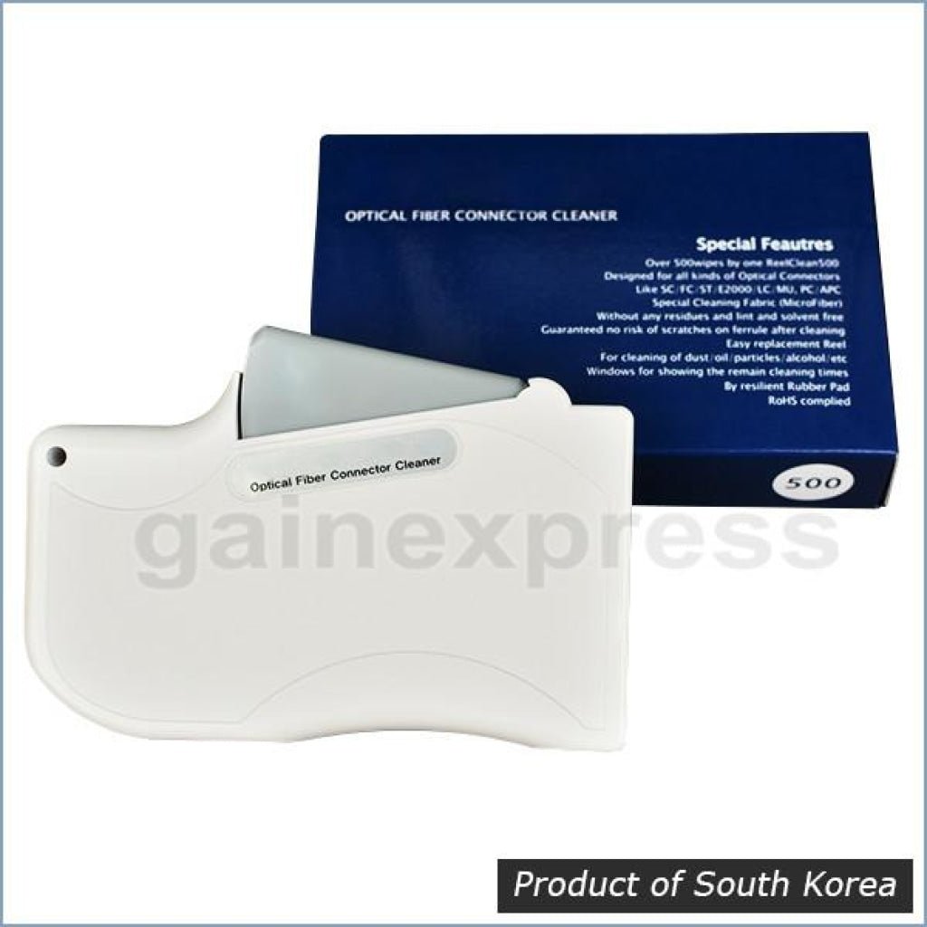 FOC - C003 FOC - C003 Fiber Optic Connector Cleaner Kit 500 Wipes Cassette Cleaning System for Optical Fiber Inspection Tool - Gain Express