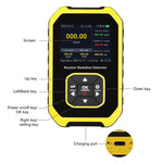GAM - 391 Geiger Counter Nuclear Radiation Detector Handheld Dosimeter Beta Gamma X - ray Rechargeable Radioactive Monitor Tester Switchable 5 Dosage Units for Outdoor Industry Research and Personal Home Usage - Gain Express