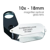 GM - 1018 GM - 1018 10X Jeweler Loupe Magnifier + LED light, 18mm lens - Gain Express
