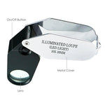 GM - 1018 GM - 1018 10X Jeweler Loupe Magnifier + LED light, 18mm lens - Gain Express
