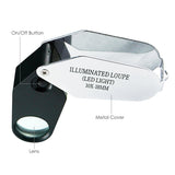 GM - 1018 GM - 1018 10X Jeweler Loupe Magnifier + LED light, 18mm lens - Gain Express