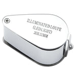 GM - 30XX Portable 30x Magnifying Optical Glass LED Light Jeweler Loupe - Gain Express