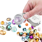 GM - 30XX Portable 30x Magnifying Optical Glass LED Light Jeweler Loupe - Gain Express