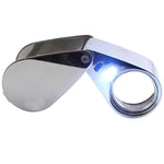 GM - 30XX Portable 30x Magnifying Optical Glass LED Light Jeweler Loupe - Gain Express