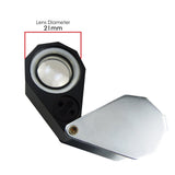 GM30 GM30 30X Jeweler Loupe Magnifier + 6 LED light , 21mm lens - Gain Express