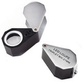 GM30 GM30 30X Jeweler Loupe Magnifier + 6 LED light , 21mm lens - Gain Express