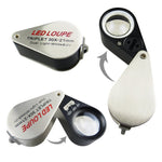GM31 Mini 30X Jeweler Loupe Magnifier + LED & UV light 21mm lens - Gain Express