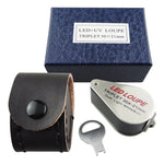 GM31 Mini 30X Jeweler Loupe Magnifier + LED & UV light 21mm lens - Gain Express