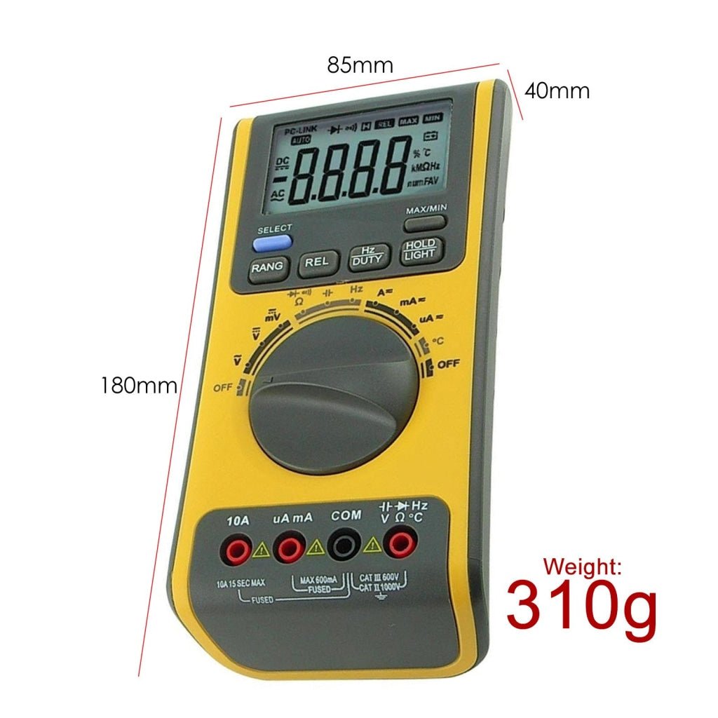 GVA - 18B GVA - 18B AC/DC Multimeter Auto Range w/ CD & USB - Gain Express
