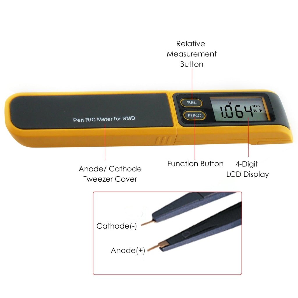 GVA - 505B GVA - 505B R/C/D Auto Scan Tweezers Digital Multimeter Meter SMD - Gain Express