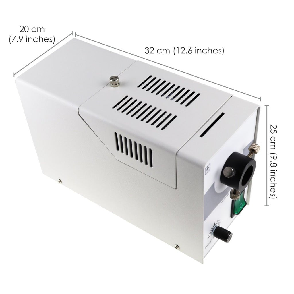 GX - 301 Dual Metal Pipe Fiber Optic Halogen Illuminator - Gain Express