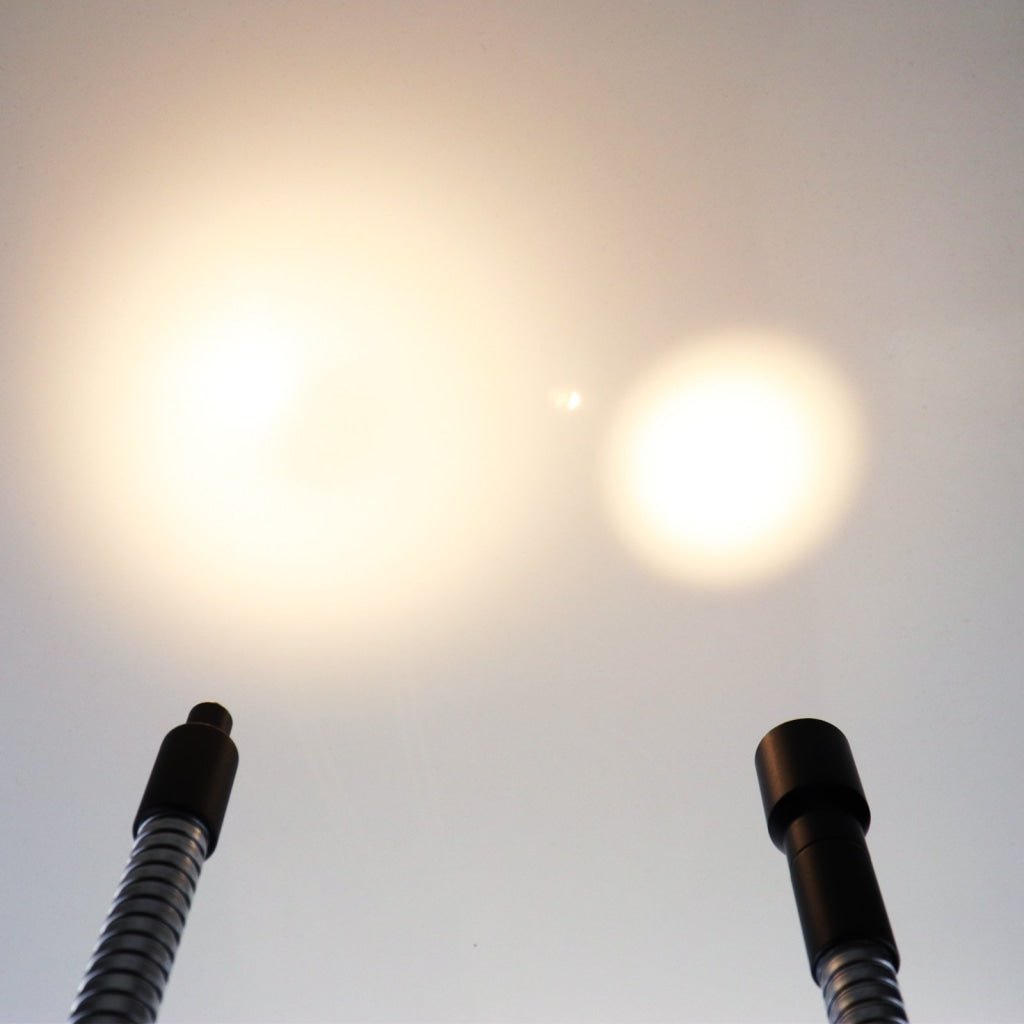 GX - 301 Dual Metal Pipe Fiber Optic Halogen Illuminator - Gain Express