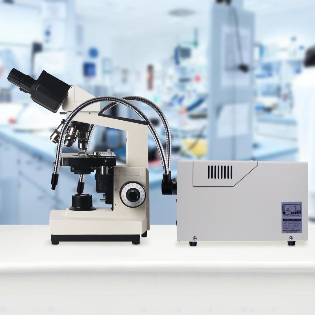 GX - 301+ Gooseneck Fiber Optic Microscope Illuminator + Color Filters - Gain Express