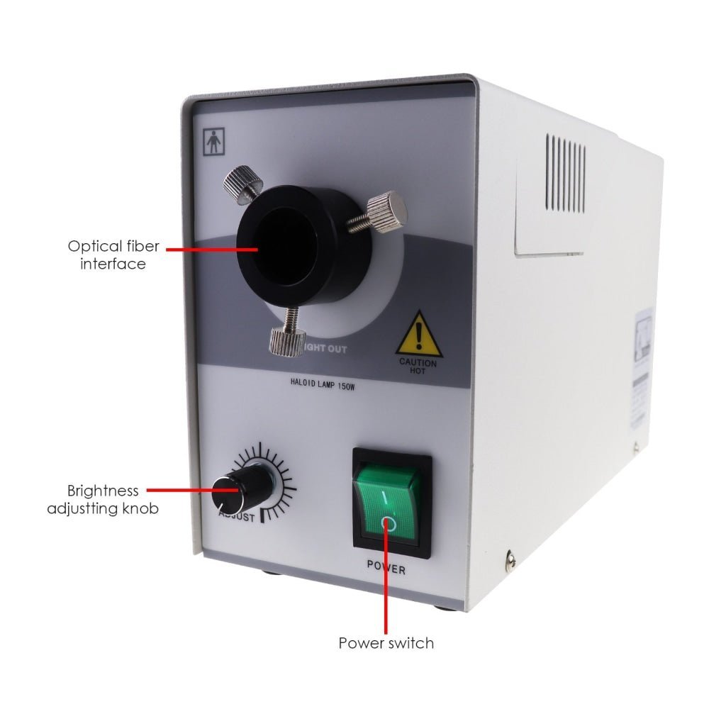 GX - 301+ Gooseneck Fiber Optic Microscope Illuminator + Color Filters - Gain Express