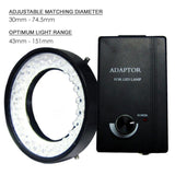 GX - 380 GX - 380 48 LED Camera Microscope Ring Light (White Bulbs, 74mm max dia) - Gain Express