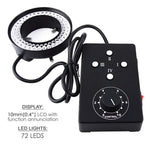 HS - 72 HS - 72 Ring Light 62mm 72 LED Microscope Camera Illuminator Flash Lens - Gain Express
